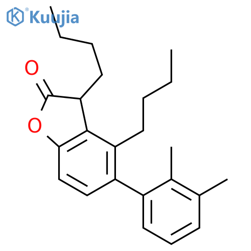 Xylyldibutylbenzofuranone structure