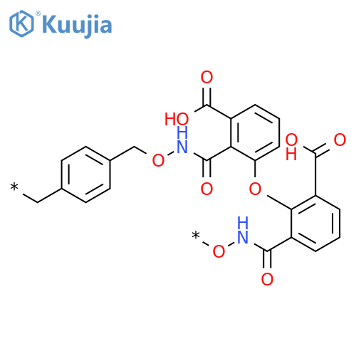 Poly[oxyiminocarbonyl(carboxyphenylene)oxy(carboxyphenylene)carbonyliminooxymethylene-1,4-phenylenemethylene] structure