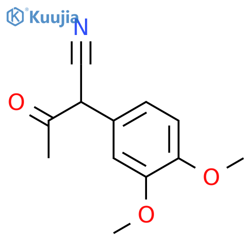 2-(3,4-Dimethoxyphenyl)-3-oxobutanenitrile structure
