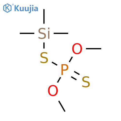 Phosphorodithioic acid, O,O-dimethyl S-(trimethylsilyl) ester structure