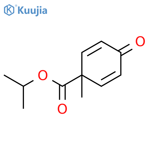 2,5-Cyclohexadiene-1-carboxylic acid, 1-methyl-4-oxo-, 1-methylethyl ester structure