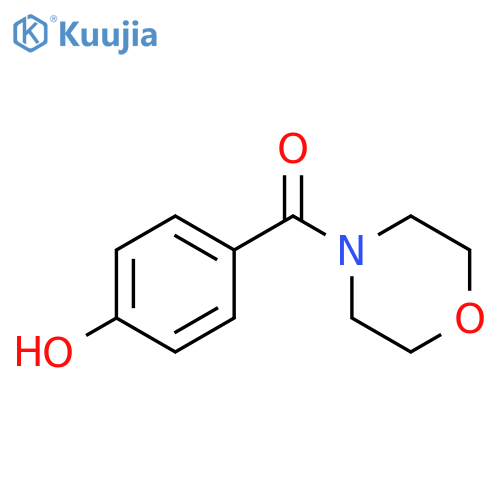 (4-Hydroxyphenyl)(morpholino)methanone structure