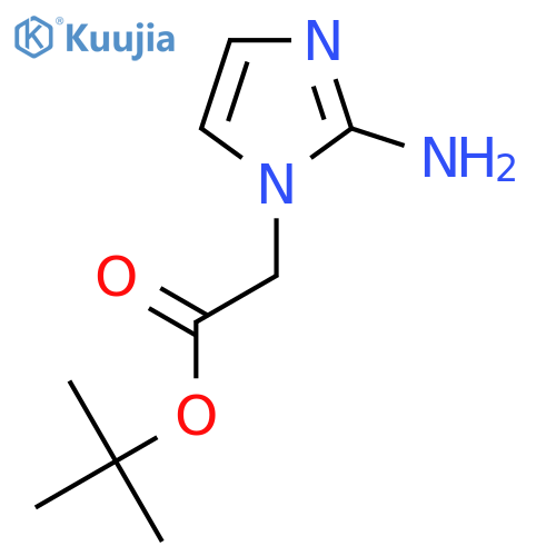 1,1-Dimethylethyl 2-amino-1H-imidazole-1-acetate structure