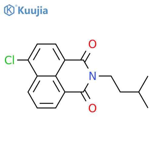 1H-Benz[de]isoquinoline-1,3(2H)-dione, 6-chloro-2-(3-methylbutyl)- structure