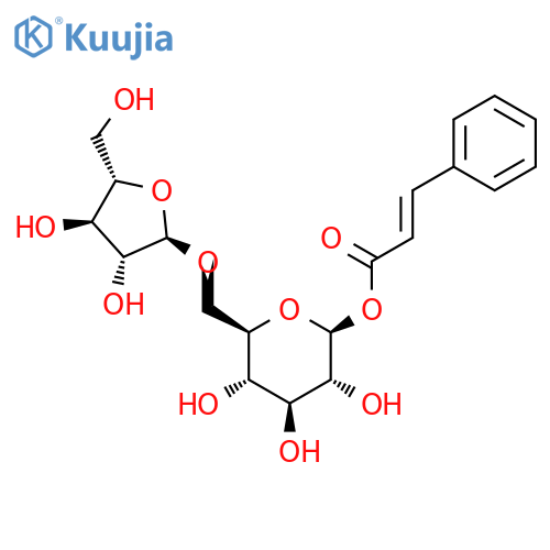 1-O-trans-Cinnamoyl-6-O-alpha-L-arabinofuranosyl-beta-D-glucopyranose structure