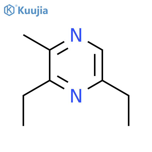 Pyrazine,3,5-diethyl-2-methyl- structure