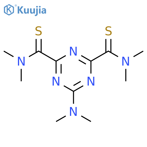 1,3,5-Triazine-2,4-dicarbothioamide,6-(dimethylamino)-N2,N2,N4,N4-tetramethyl- structure