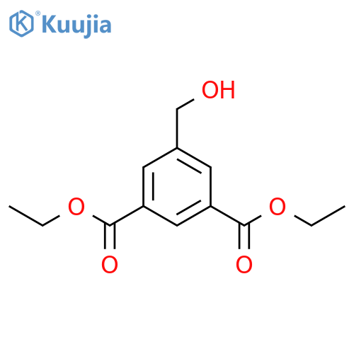 1,3-Benzenedicarboxylicacid, 5-(hydroxymethyl)-, 1,3-diethyl ester structure