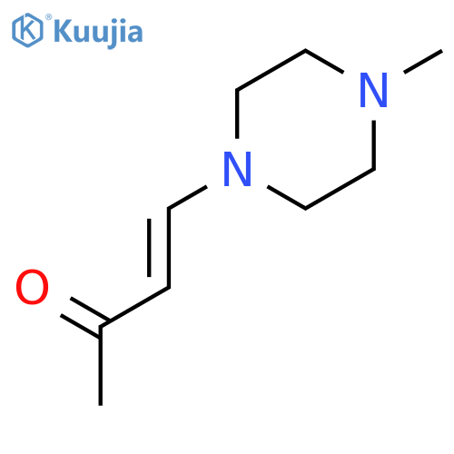4-(4-methyl-1-piperazinyl)-3-Buten-2-one structure