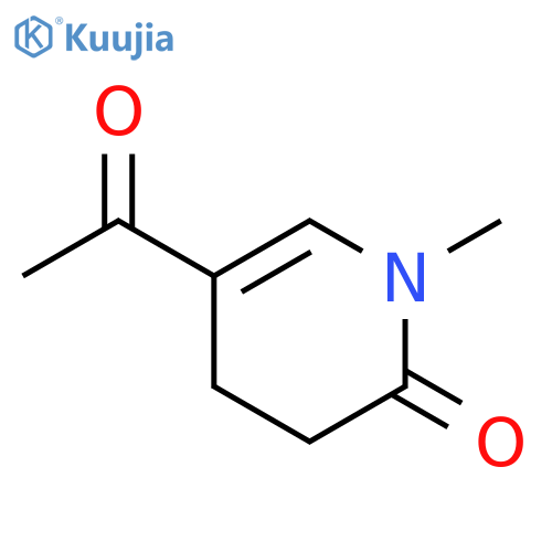 2(1H)-Pyridinone,5-acetyl-3,4-dihydro-1-methyl- structure