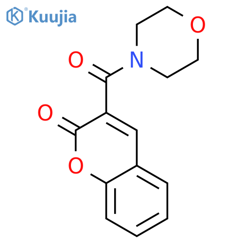 3-(morpholine-4-carbonyl)-2H-chromen-2-one structure