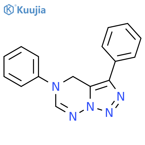 [1,2,3]Triazolo[5,1-f][1,2,4]triazine, 4,5-dihydro-3,5-diphenyl- structure