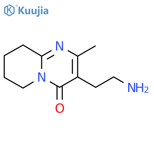 3-(2-Aminoethyl)-6,7,8,9-tetrahydro-2-methyl-4H-pyrido(1,2-a)pyrimidin-4-one structure
