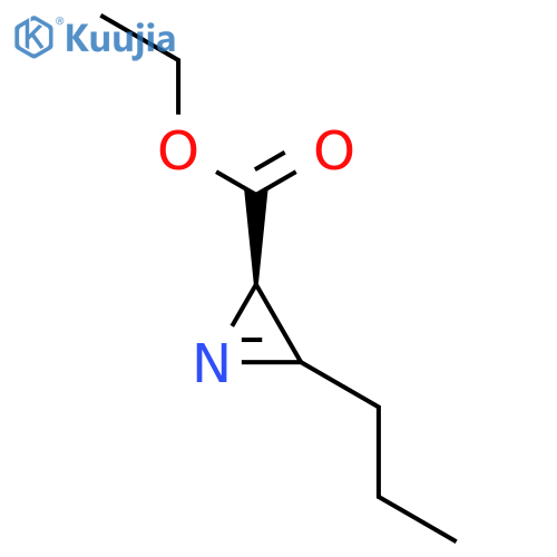 2H-Azirine-2-carboxylicacid, 3-propyl-, ethyl ester, (R)- (9CI) structure