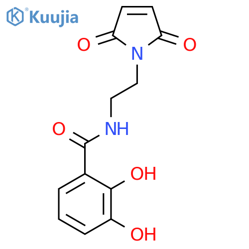 Benzamide, N-[2-(2,5-dihydro-2,5-dioxo-1H-pyrrol-1-yl)ethyl]-2,3-dihydroxy- structure