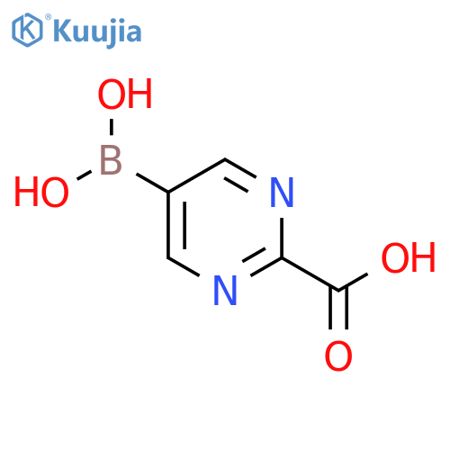 2-Carboxypyrimidine-5-boronic acid structure