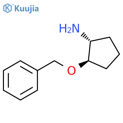 (1S,2S)-2-phenylmethoxycyclopentan-1-amine structure