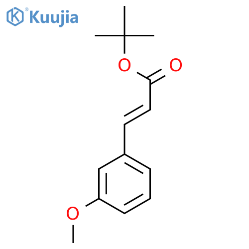 2-Propenoic acid, 3-(3-methoxyphenyl)-, 1,1-dimethylethyl ester, (2E)- structure