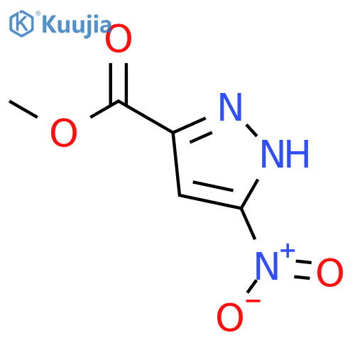 Methyl 5-nitro-1H-pyrazole-3-carboxylate structure