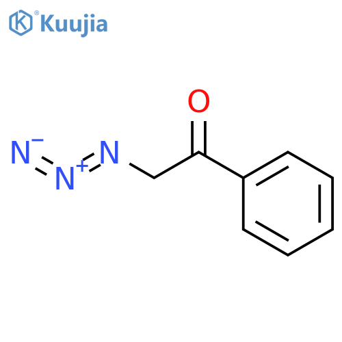 2-azido-1-phenylethan-1-one structure