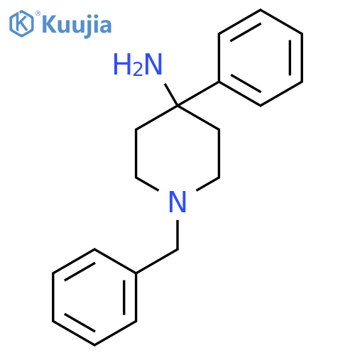 1-benzyl-4-phenylpiperidin-4-amine structure
