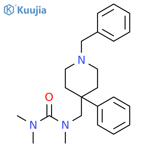 Urea, trimethyl[[4-phenyl-1-(phenylmethyl)-4-piperidinyl]methyl]- structure