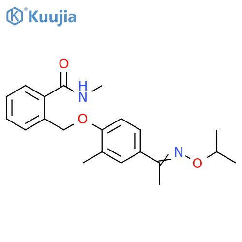 Benzamide,N-methyl-2-[[2-methyl-4-[1-[(1-methylethoxy)imino]ethyl]phenoxy]methyl]- structure