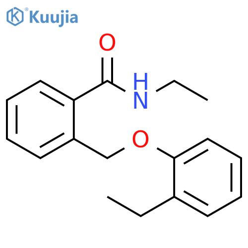 Benzamide, N-ethyl-2-[(2-ethylphenoxy)methyl]- structure