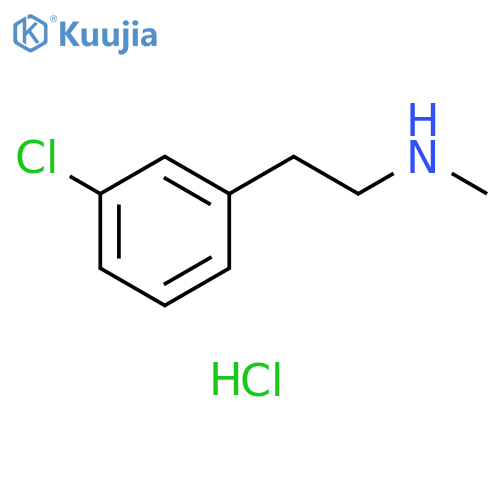 N-Methyl?3-chlorophenethylamine hydrochloride structure