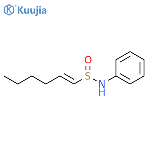 1-Hexene-1-sulfinamide, N-phenyl-, (E)- structure