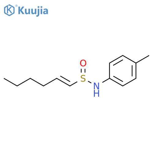 1-Hexene-1-sulfinamide, N-(4-methylphenyl)-, (E)- structure
