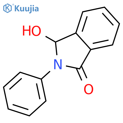 1H-Isoindol-1-one,2,3-dihydro-3-hydroxy-2-phenyl- structure