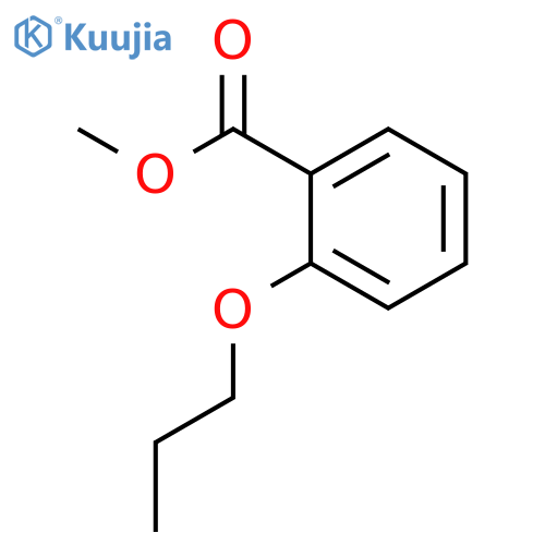 Benzoic acid,2-propoxy-, methyl ester structure