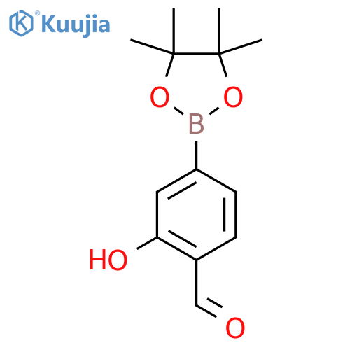 2-Hydroxy-4-(4,4,5,5-tetramethyl-1,3,2-dioxaborolan-2-YL)benzaldehyde structure