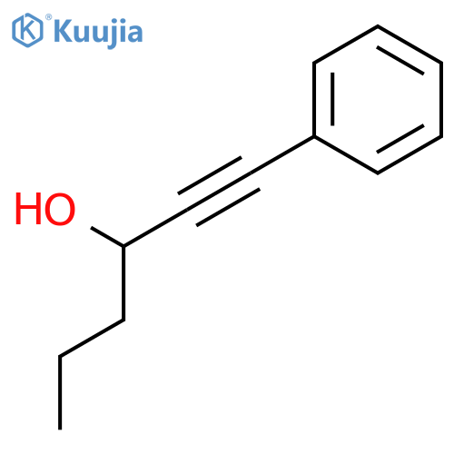 1-Hexyn-3-ol, 1-phenyl- structure