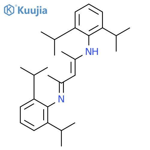 Benzenamine,N-[3-[[2,6-bis(1-methylethyl)phenyl]amino]-1-methyl-2-butenylidene]-2,6-bis(1-methylethyl)- structure