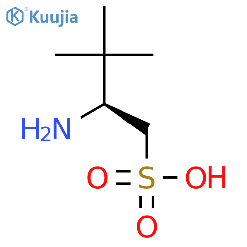 1-Butanesulfonic acid, 2-amino-3,3-dimethyl-, (2S)- structure