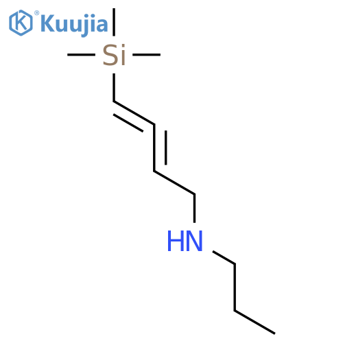 2,3-Butadien-1-amine, N-propyl-4-(trimethylsilyl)- structure