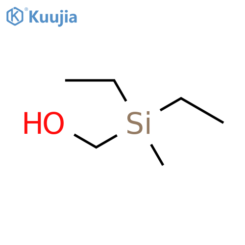 Methanol, (diethylmethylsilyl)- structure