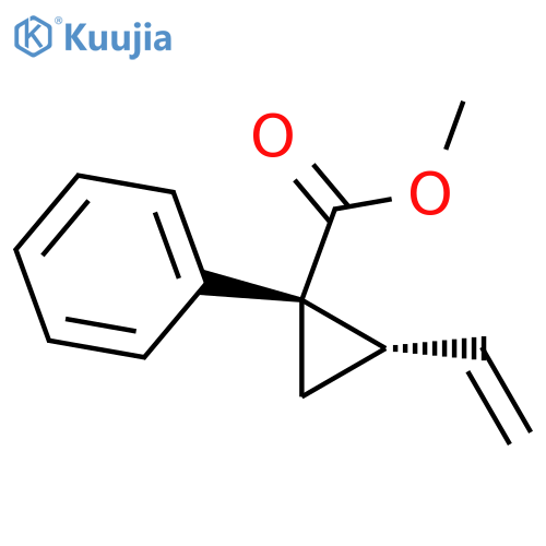 Methyl (1S,2S)-2-ethenyl-1-phenylcyclopropanecarboxylate structure