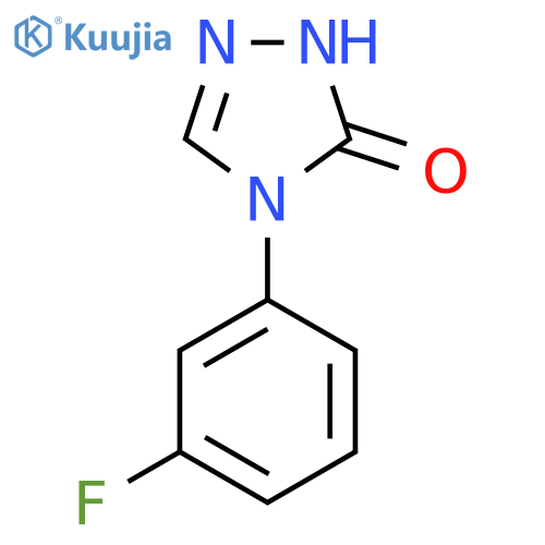4-(3-Fluorophenyl)-2,4-dihydro-3H-1,2,4-triazol-3-one structure