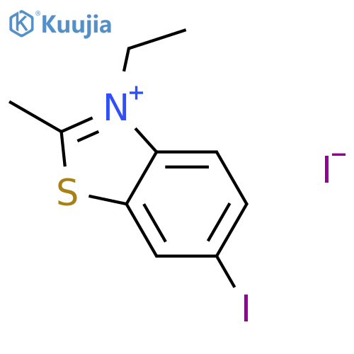 Benzothiazolium, 3-ethyl-6-iodo-2-methyl-, iodide structure