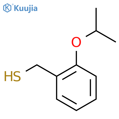 [2-(Propan-2-yloxy)phenyl]methanethiol structure
