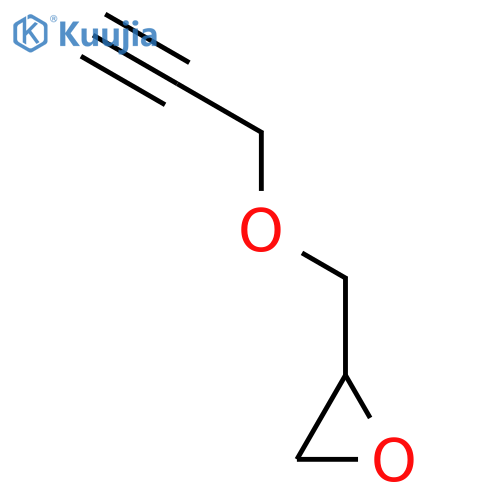 2-(Prop-2-ynyloxy)methyloxirane structure