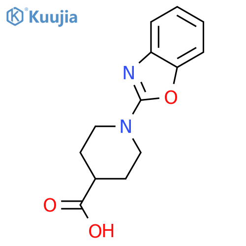 1-(1,3-BENZOXAZOL-2-YL)PIPERIDINE-4-CARBOXYLIC ACID structure