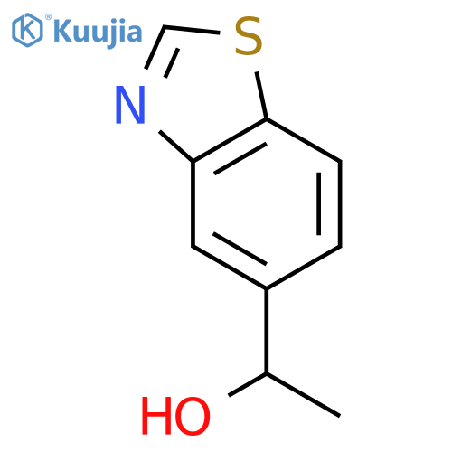 5-Benzothiazolemethanol,a-methyl- structure