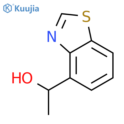 4-Benzothiazolemethanol,a-methyl- structure