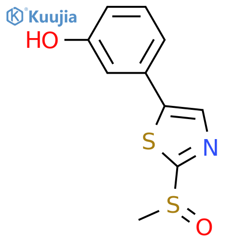2-(Methylthio)-5-phenylthiazole; 3'-Hydroxy, S-oxide structure