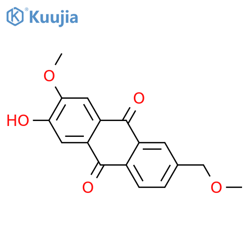 2,3-Dihydroxy-6-(hydroxymethyl)anthraquinone; 1',3-Di-Me ether structure