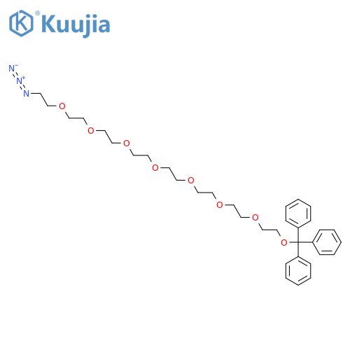 Trityl-PEG8-azide structure